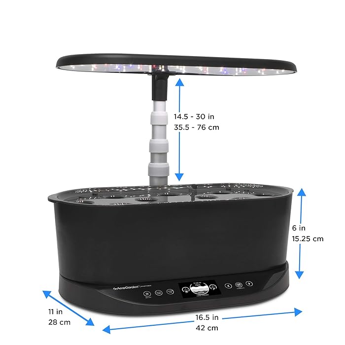 AeroGarden Bounty Basic - Indoor Garden with LED Grow Light