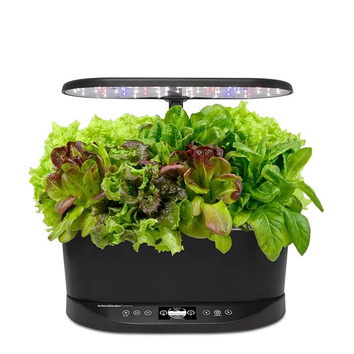 AeroGarden Bounty Basic - Indoor Garden with LED Grow Light