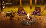 28 Inch Round Propane Gas Fire Pit