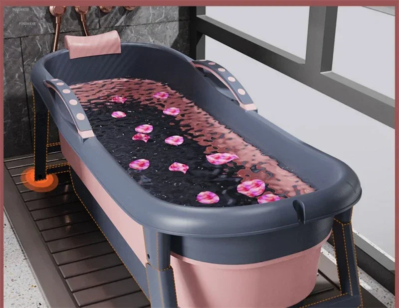 Foldable Bathtub Portable Full Body