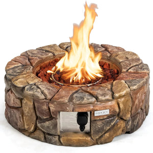 28 Inch Round Propane Gas Fire Pit